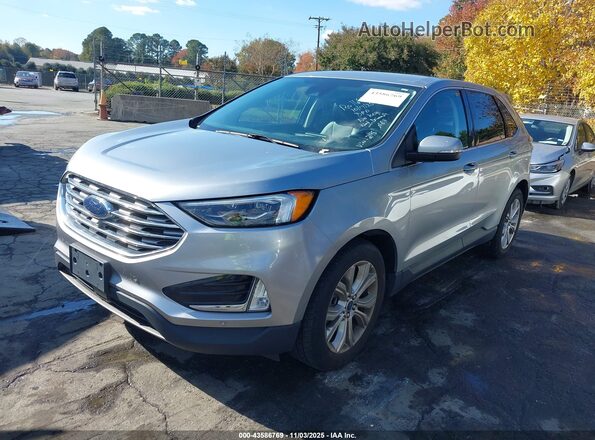 2FMPK4K9XNBA92148 2022 FORD EDGE Silver Vista tres cuartos delantera izquierda