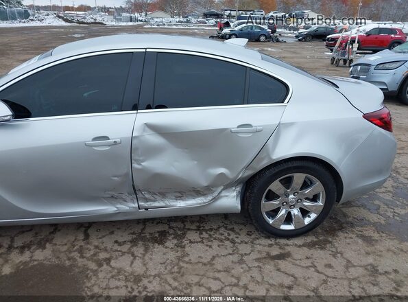 2G4GK5EX0G9190129 2016 BUICK REGAL Silver წინა ხედი