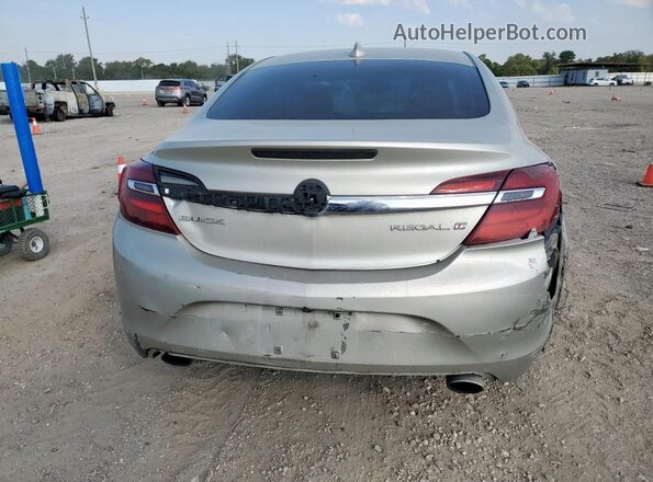 2G4GK5EX2G9124603 2016 BUICK REGAL Серебряный Вид сзади