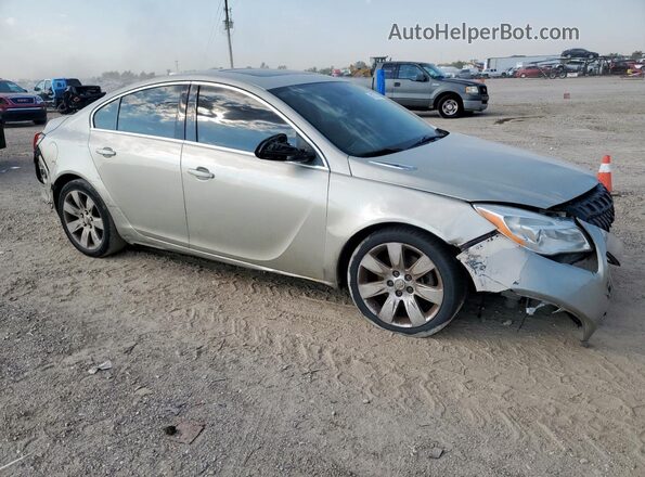 2G4GK5EX2G9124603 2016 BUICK REGAL Серебряный Передняя правая четверть