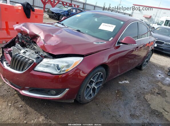 2G4GL5EX4H9181500 2017 BUICK REGAL Burgundy Передня ліва чверть