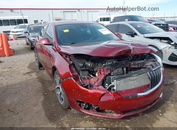 2G4GL5EX4H9181500 2017 BUICK REGAL Burgundy Вид спереду