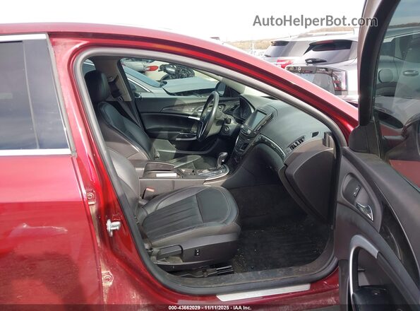 2G4GL5EX4H9181500 2017 BUICK REGAL Burgundy Вид салону спереду
