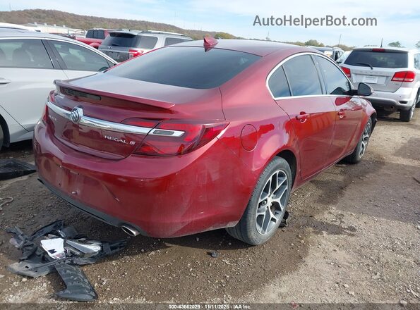 2G4GL5EX4H9181500 2017 BUICK REGAL Burgundy Задня права чверть