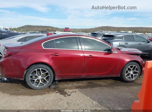 2G4GL5EX4H9181500 2017 BUICK REGAL Burgundy Панорамний вид салону 360°