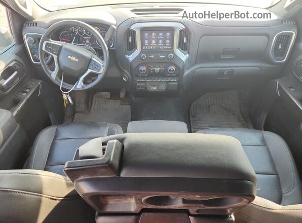 2GC4YNEY3N1227202 2022 CHEVROLET SILVERADO Black Vista del salpicadero