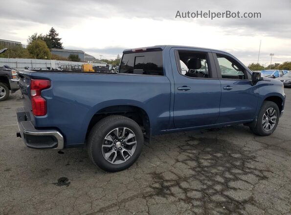 2GCPACED8R1176322 2024 CHEVROLET SILVERADO Синий Задняя правая четверть