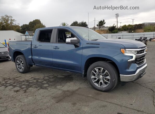 2GCPACED8R1176322 2024 CHEVROLET SILVERADO Синий Передняя правая четверть