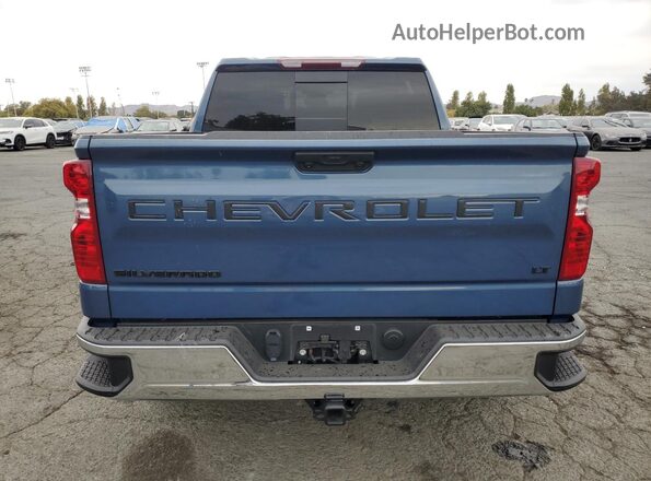 2GCPACED8R1176322 2024 CHEVROLET SILVERADO Синий Вид сзади