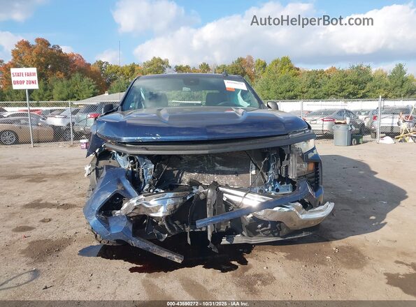 2GCUDAEDXN1508995 2022 CHEVROLET SILVERADO Blue Vista del cuadro de instrumentos