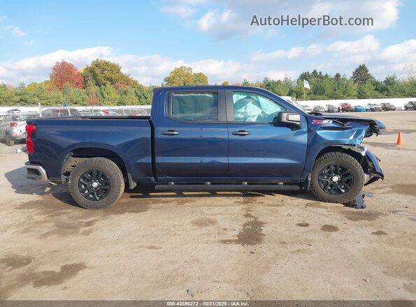 2GCUDAEDXN1508995 2022 CHEVROLET SILVERADO Blue Vista interior trasera