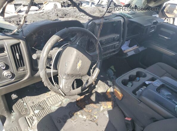 2GCVKPEC2K1124872 2019 CHEVROLET SILVERADO White Вид панелі приладів