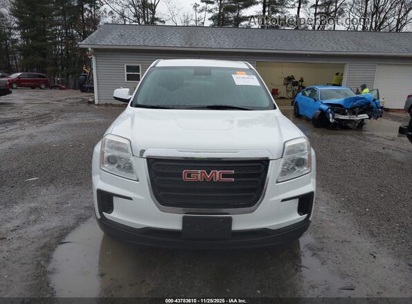 2GKALMEK1G6285360 2016 GMC TERRAIN White Սալոնի հետևի տեսք