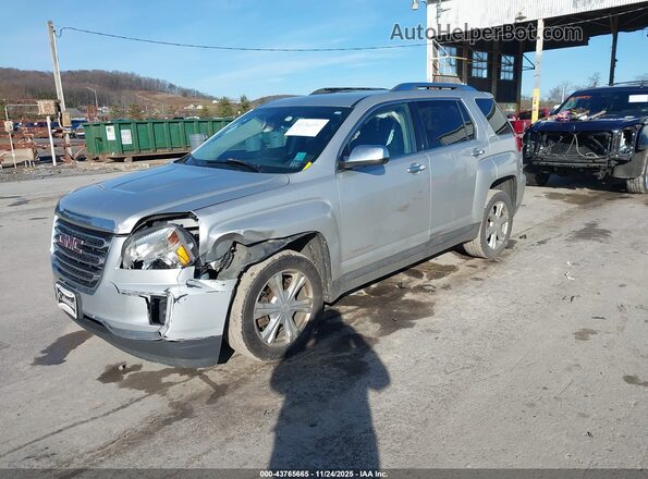 2GKFLUE36G6161311 2016 GMC TERRAIN Silver Передня ліва чверть