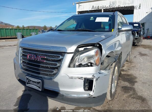 2GKFLUE36G6161311 2016 GMC TERRAIN Silver Вид спереду