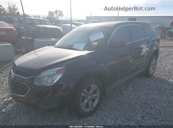 2GNALBEK3G1131849 2016 CHEVROLET EQUINOX Black წინა მარცხენა ხედი სამი მეოთხედიდან