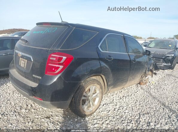 2GNALBEK3G1131849 2016 CHEVROLET EQUINOX Black უკანა მარჯვენა