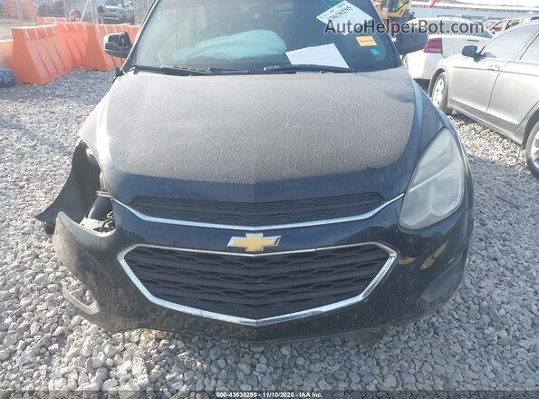 2GNALBEK3G1131849 2016 CHEVROLET EQUINOX Black წინა პანელის ხედი