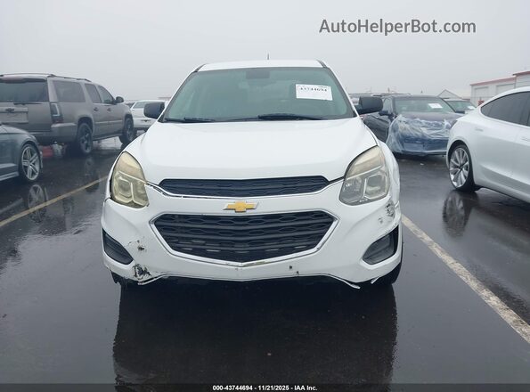 2GNALBEK4H1521795 2017 CHEVROLET EQUINOX White Սարքավորումների վահանակի տեսք