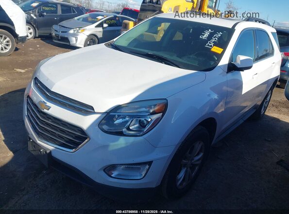 2GNALCEK2H6263690 2017 CHEVROLET EQUINOX White Առջևի ձախ երեք քառորդ տեսարան