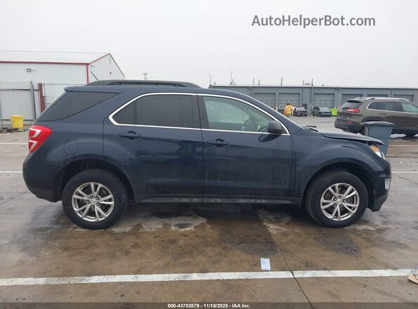 2GNALCEK3H1511491 2017 CHEVROLET EQUINOX Blue Widok wnętrza z tyłu