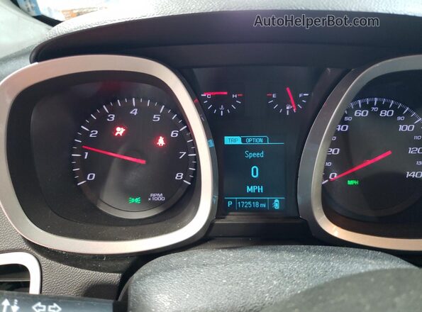 2GNALCEK7G6182084 2016 CHEVROLET EQUINOX Maroon Սարքավորումների վահանակի տեսք