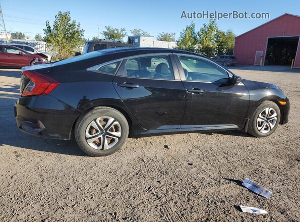 2HGFC2E51GH022033 2016 HONDA CIVIC Black Rear right