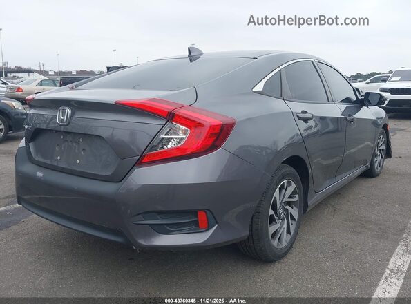 2HGFC2F70JH588286 2018 HONDA CIVIC Серый Задняя правая четверть
