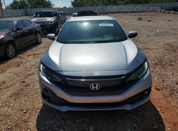 2HGFC2F81KH503448 2019 HONDA CIVIC Silver Դիմացի տեսք