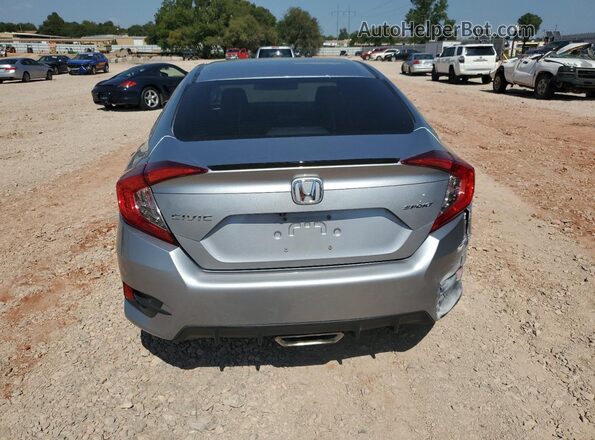 2HGFC2F81KH503448 2019 HONDA CIVIC Silver Հետևի տեսք