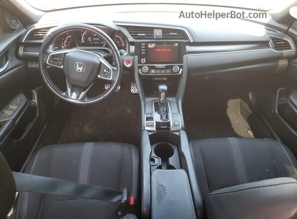 2HGFC2F81KH503448 2019 HONDA CIVIC Silver Առջևի վահանակի տեսք