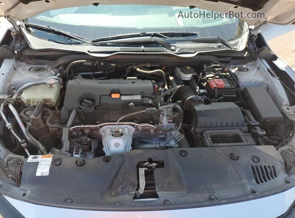 2HGFC2F81KH503448 2019 HONDA CIVIC Silver Սալոնի հետևի տեսք