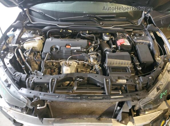 2HGFC2F86MH538411 2021 HONDA CIVIC Gray Вид задньої частини салону