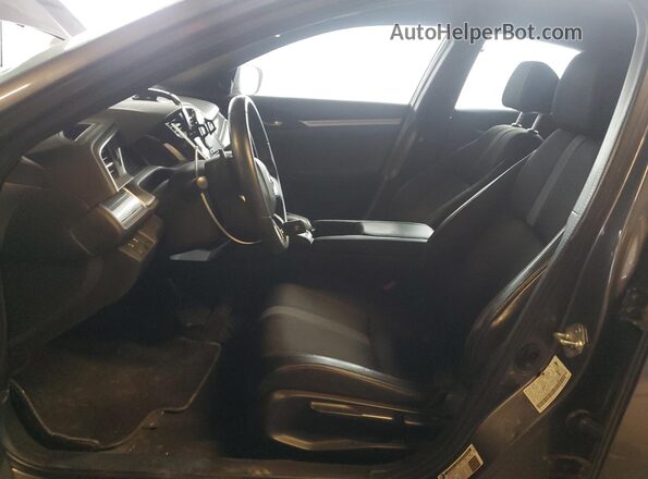 2HGFC2F86MH538411 2021 HONDA CIVIC Gray Вид салону спереду