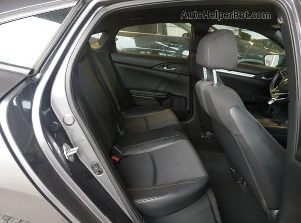 2HGFC2F86MH538411 2021 HONDA CIVIC Gray Вид задніх сидінь