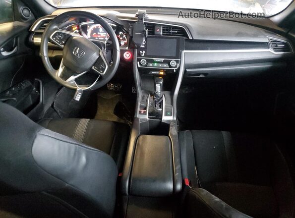 2HGFC2F86MH538411 2021 HONDA CIVIC Gray Вид панелі приладів