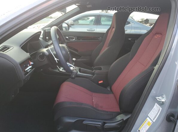 2HGFE1E50NH474752 2022 HONDA CIVIC Серый Вид салона спереди