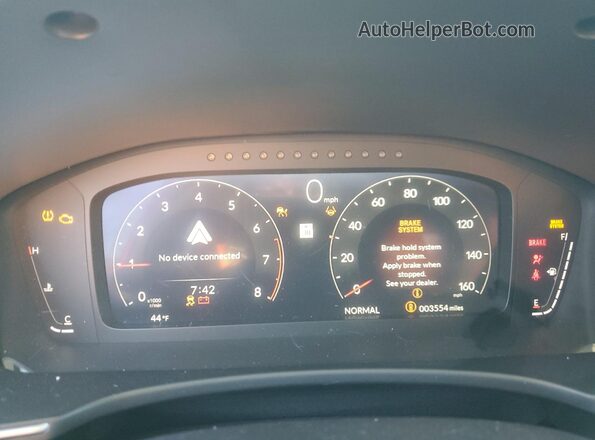 2HGFE1E59TH470115 2026 HONDA CIVIC Red Instrument cluster view