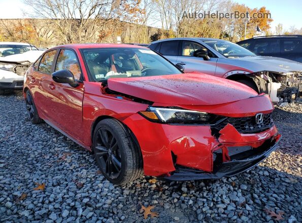 2HGFE1E59TH470115 2026 HONDA CIVIC Red Front right