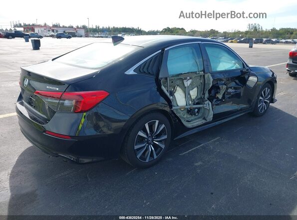2HGFE1F70NH317612 2022 HONDA CIVIC Black Tył prawy