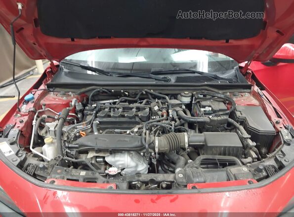 2HGFE1F73NH303963 2022 HONDA CIVIC Red უკანა ხედი