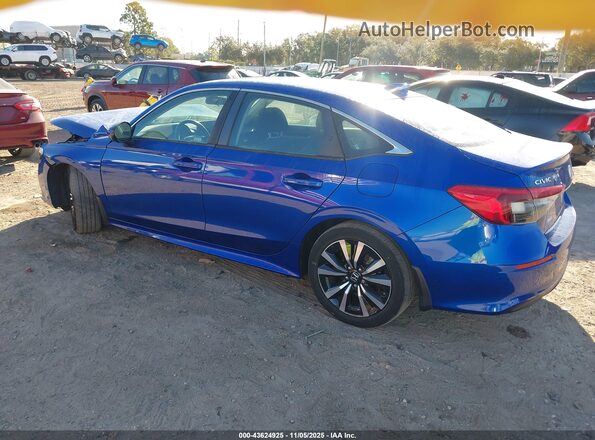 2HGFE1F7XNH319464 2022 HONDA CIVIC Blue Задня ліва чверть