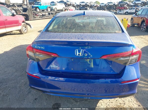 2HGFE1F7XNH319464 2022 HONDA CIVIC Blue 