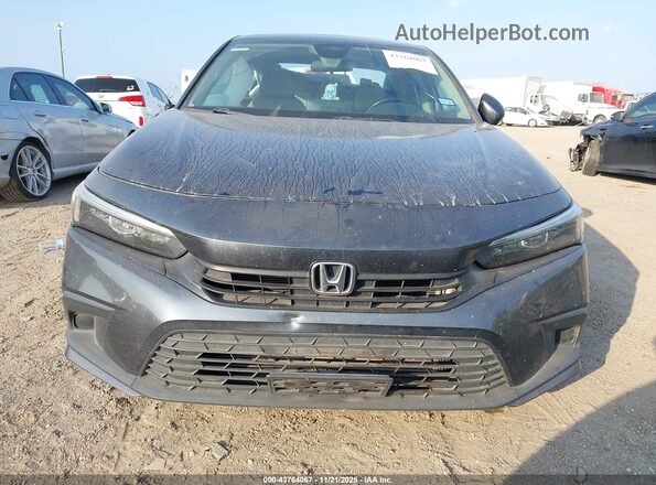 2HGFE1F7XNH323692 2022 HONDA CIVIC Gray Սարքավորումների վահանակի տեսք