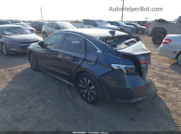 2HGFE1F7XNH323692 2022 HONDA CIVIC Gray Հետևի ձախ