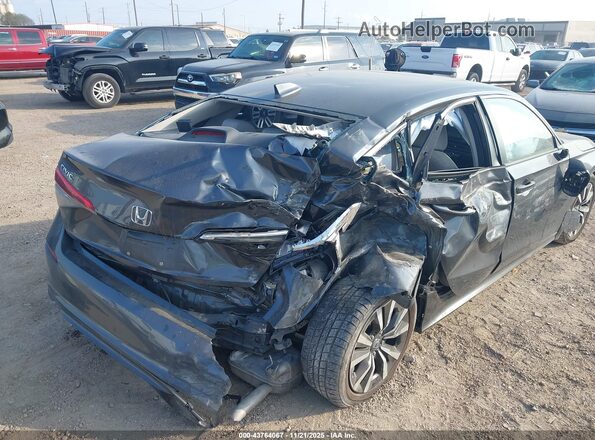 2HGFE1F7XNH323692 2022 HONDA CIVIC Gray Դիմացի տեսք