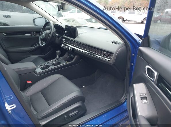 2HGFE1F90NH316901 2022 HONDA CIVIC Blue Սալոնի դիմացի տեսք