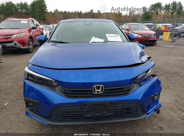 2HGFE1F90NH316901 2022 HONDA CIVIC Blue Սարքավորումների վահանակի տեսք