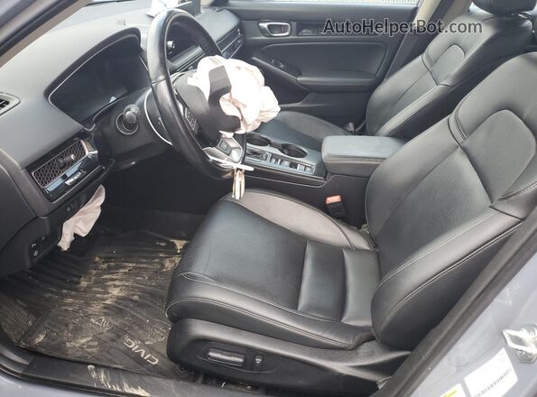 2HGFE1F93NH000540 2022 HONDA CIVIC Gray Front interior view
