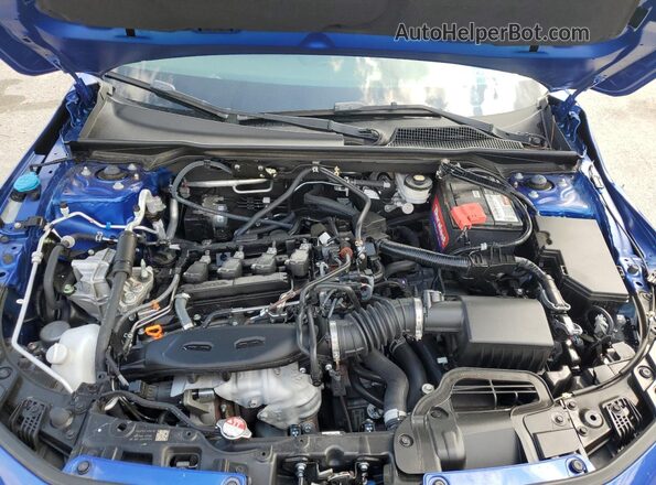 2HGFE1F95NH314285 2022 HONDA CIVIC Blue Vista interior trasera